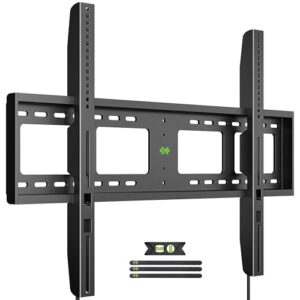 USX MOUNT Heavy Duty Fixed TV Wall Mount for 42-120 inch Flat TVs, Holds up to 200 Lbs, Low Profile Bracket Fits 16″ 24″ 32 inch Stud Spacing, Max VESA 800x600mm