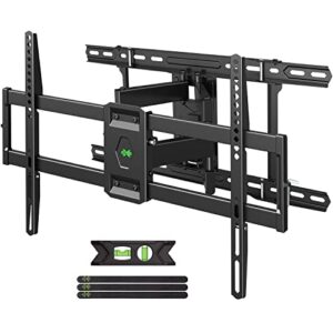 USX MOUNT UL Listed TV Wall Mount for 42″-85″ TVS, Fits 16″ 18″ or 24″ Studs, Full Motion Wall Mount Swivel Tilt Extension TV Bracket with Dual Articulating Arms, Max VESA 600x400mm, Load 110lbs