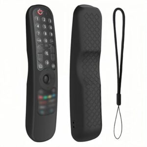 Universal MR24GA AKB76045003 Magic Remote Control with Black Silicone Protective Case, Compatible with LG TV C1 C2 C3 C4 MR23GA MR22GA MR21GA MR20GA, Voice and Pointer Function