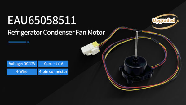 Upgrade EAU65058511 Refrigerator Condenser Fan Motor Assembly Replacement for LG Freezer Evapoartor Fan Motor - Image 8