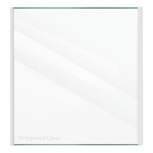 Upgraded W11130202 Freezer Glass Shelf Replacement 11.69″x11.37″ for Whirlpool Refrigerator Door Shelves – Fridge Parts Compatible with WRS571CIHZ04, EAP12347521, WPW10527848