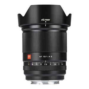 VILTROX 13mm f1.4 F/1.4 E Mount Lens,Wide Angle Aps-C Prime Lens for Sony E Mount Camera a9/ a7RIV/ a7RIII/ a7III/ a7SIII/ a7C/ a6600/ a6400/a6000 /A1