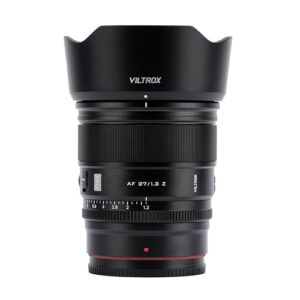 VILTROX 27mm F1.2 Pro Level Z Mount Lens Autofocus Lens f/1.2 Large Aperture APS-C Lens Compatible with Nikon Z9 Z8 Z7 Z6 Z5 Z50 Z30 ZFC Nikon Z Mount Cameras Lens, XY-03400