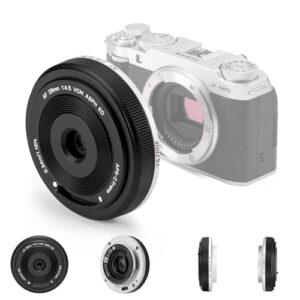 VILTROX 28mm F4.5 Ultra-Thin Pancake Lens X-Mount Auto Focus 28 mm f/4.5 XF Chips-Size APS-C Wide Angle Lens for Fuji