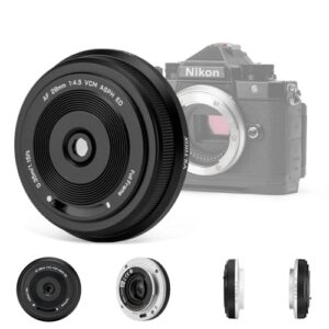 VILTROX 28mm F4.5 Ultra-Thin Pancake Lens Z-Mount Auto Focus 28 mm f/4.5 Z Chips-Size Full Frame Wide Angle Lens for Nikon