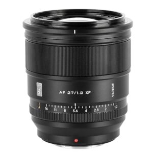 VILTROX AF 27mm F1.2 Pro XF Lens for Fujifilm X-H2S X-H2 X-T5 X-T4 X-T3 X-S20 X-T30 II X-T200 Mirrorless Cameras, AF 27/1.2 Large Aperture Prime Lens for Portrait, Street and Video