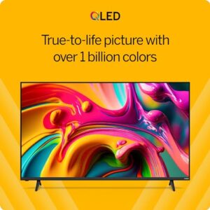 VIZIO 65-inch Quantum 4K QLED Smart TV with Dolby Vision, 120FPS @ 1080p PC Gaming, WiFi 6, Bluetooth Headphone Capable, Apple AirPlay, Chromecast Built-in (New)- M65Q6-L4