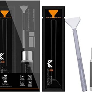 VSGO VS-S03E New Full Frame Camera Cleaning Kit 12pcs Sensor Cleaning Swab and 10ml Cleaner Compatible for Sony Nikon Canon FF CCD CMOS Clean