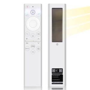 Voice BN59-01391A Frame tv Remote for Samsung tv Remote Replacement with Rechargeable Solar Cell and 4 Shortcut Buttons for Samsung Smart TVs Neo LED 4K 8k Ultra HD 2021-2023