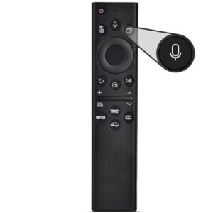 Voice Remote for Samsung Smart TV,Replacement Control Compatible with BN59-01385A,AAA Battery Version,for Most 2018 to 2024 Samsung Crystal/UHD/QLED/Frame/QLED/ 4K 8K Smart TVs,2 Year Warranty