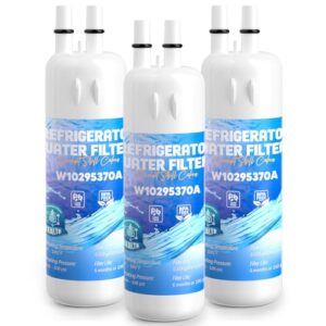 W10295370A Water Filter Replacement for EDR1RXD1, Filter 1, Compatible with Whirl-pool Ken-more W10295370, WHR1RXD1, KAD1RXD1, P4RFKB2, P8RFWB2L, 46-9930,46-9081 3 Pack
