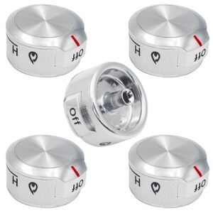 W11030413 Range Control Knob for Whirlpool KitchenAid Stove Knobs, Replaces OEM# W10643306 / W10786063 / W11027434 / 4461624 / AP6038805 / PS11770322 / EAP11770322 (5 Pack)