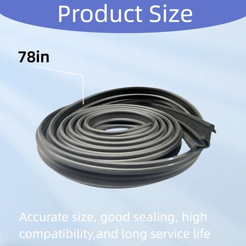 W11177741 Dishwasher Door Seal for Whirlpool Maytag KitchenAid Kenmore - Dishwashers Door Gasket Replaces W10300924 W10660528 W10300924V - Image 5