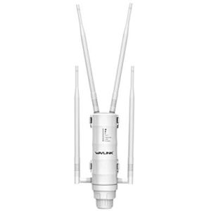WAVLINK AC1200 High Power Outdoor Weatherproof WiFi Range Extender/Access Point/Router/Mesh with Passive POE, Dual Band 2.4GHz 300Mbps+5.8 GHz 867Mbps, 4x7dBi Detachable Omni Directional Antenna
