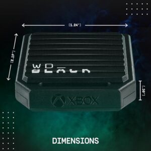 WD_Black 1TB C50 Storage Expansion Card, Officially Licensed for Xbox – Quick Resume, Plug & Play, NVMe SSD Expansion for Xbox Series X|S Gaming Consoles – WDBMPH0010BNC-WCSN