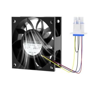 WR60X26866 Evaporator Fan Motor for GE Refrigerator, Replace V80E14MS2A3-57A611, WR60X10341, WR60X10356, WR60X10357, WR60X26030