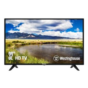 Westinghouse 32 Inch LED 720p Small Flat Screen Non-Smart Television TV, HD, RV Camper, HDMI, USB, VGA, V-Chip Parental Controls, Monitor, for Home, Kitchen, Office