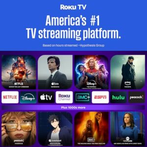 Westinghouse Edgeless QLED Roku TV – 65 Inch Smart Television, 4K UHD w/HDR 10+, Dolby Vision, Wi-Fi & Mobile App Connectivity, Flat Screen Compatible w/Apple Home Kit, Alexa, & Google Assistant