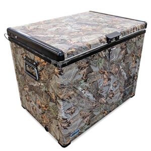 Whynter FM-45CAM 45 Quart Camouflage Edition Portable Refrigerator, AC 110V/ DC 12V Real Freezer for Car, Home, Camping, RV-8°F to 50°F, One Size, Camoflauge