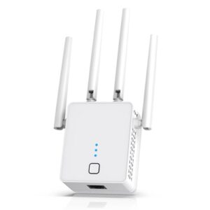WiFi Extender, 2024 Fastest WiFi Booster 1200Mbps Dual Band (5GHz/2.4GHz) WiFi Extenders Signal Booster for Home, WiFi Repeater with Ethernet Port Covers up to 10000sq. ft and 55 Devices