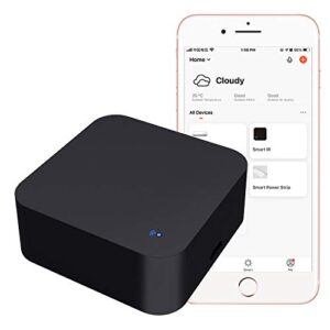 WiFi Smart Remote Controller Smart Home Infrared Universal Remote Blaster,One for All Control AC TV DVD CD AUD Air Conditioner SAT etc,No Hub Required Compatible with Alexa and Google Home(IR)