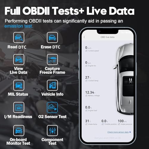 XTOOL AD20 Pro OBD2 Scanner for Car 2025 Wireless Code Reader for iPhone & Android, All System Diagnostic Tool for Check Engine, ABS, SRS, Oil Reset, Voltage, Performance Test, No Subscription Fee - Image 4