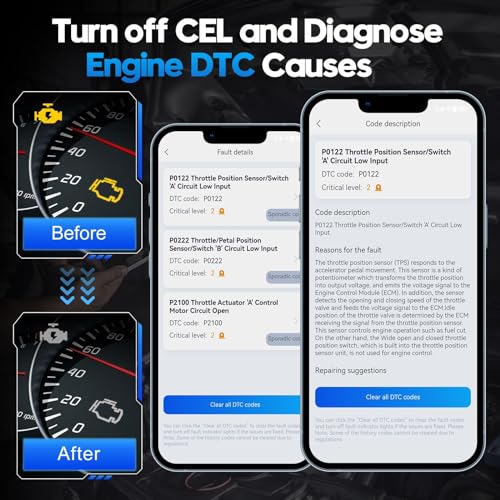 XTOOL AD20 Pro OBD2 Scanner for Car 2025 Wireless Code Reader for iPhone & Android, All System Diagnostic Tool for Check Engine, ABS, SRS, Oil Reset, Voltage, Performance Test, No Subscription Fee - Image 5
