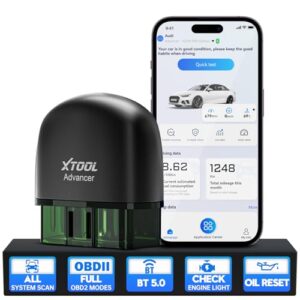 XTOOL AD20 Pro OBD2 Scanner for Car 2025 Wireless Code Reader for iPhone & Android, All System Diagnostic Tool for Check Engine, ABS, SRS, Oil Reset, Voltage, Performance Test, No Subscription Fee