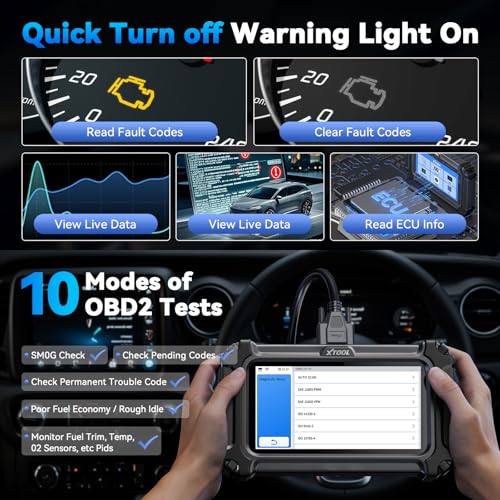 XTOOL D5S OBD2 Scanner: 2025 Code Reader for Cars & Trucks with 16 Resets, Engine ABS SRS Transmission Car Diagnostic Tool, Automotive Scan Tool with Crank Sensor Relearn, Throttle, EPB, ABS Bleed - Image 5