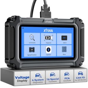 XTOOL D5S OBD2 Scanner: 2025 Code Reader for Cars & Trucks with 16 Resets, Engine ABS SRS Transmission Car Diagnostic Tool, Automotive Scan Tool with Crank Sensor Relearn, Throttle, EPB, ABS Bleed