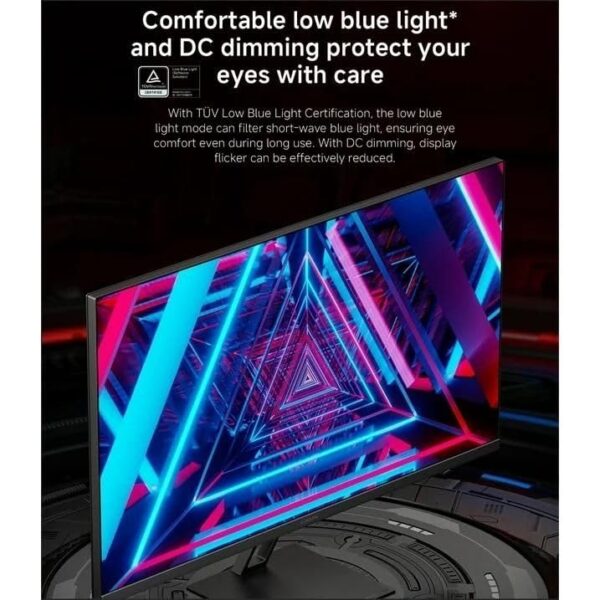 Xiaomi 2K Gaming Monitor G27Qi, QHD 2560×1440, Fast IPS, 180Hz 1ms, AMD Freesync, 100% sRGB, 178 Viewing Angle, 2× HDMI2.0 DP 1.4×2, Black - Image 6