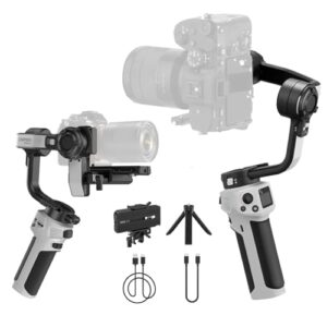ZHIYUN CINEPEER WEEBILL 3E 3-Axis Gimbal Stabilizer for Canon/Sony/Panasonic/Nikon Camera,Up to 6.6lbs (3kg) Payload Extendable Sling Grip Native Vertical Shooting Handheld Camera Gimbal