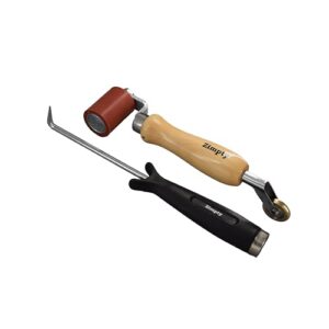 ZY890 Double-end Silicone Seam/Brass Detail Roller and Seam Tester Combo