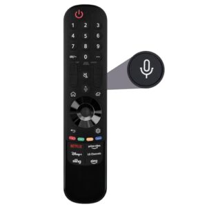 for LG Smart TV Remote Control,Magic Remote AN-MR24GA/23GA/22GA/21GA with Voice and Pointer Function,Replacement for 2019-2024 LG WebOS,OLED,QNED,NANOCell,4K,8K etc.AKB76039902,2 Year Warranty