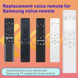 for Samsung Frame TV Remote, for 2018-2024 Samsung Remote Control for Smart TV with Voice Control. with Solarcell. 2-Year Warranty.