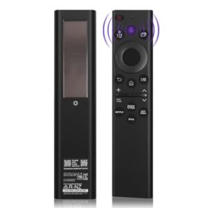 for Samsung Frame TV Voice Remote Replacement,Solar Rechargeable BN59-01385A Bluetooth Remote Control Compatible with Samsung 2021-2023 Neo LED Smart 4K Ultra HD TV, Black