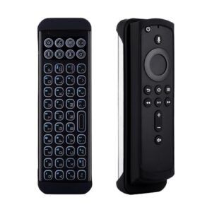 iPazzPort Mini Bluetooth Wireless Keyboard Remote with Backlit for Smart TVs Stick 4k, Fire Cube, Smart TVs 3rd Gen,KP-30BR