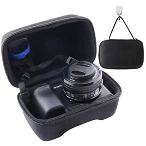 waiyu Hard EVA Travel Case for Sony Alpha a6400/a6000//a6600/a6100/a5100 Mirrorless Digital Camera, Black, Compact