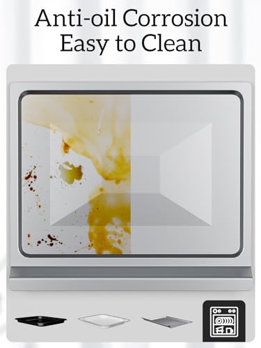 Air Fryer Toaster Oven Combo,10-in-1 12.6QT Compact Countertop Oven,9 Touch Screen Presets & 1 DIY Function,Easy Digital Controls,4 Accessories Included,Stainless Steel,Kitchen Elite - Image 8