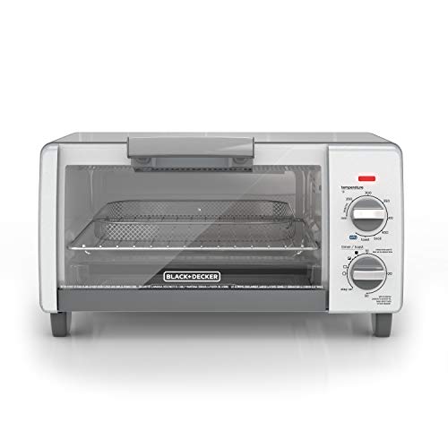 BLACK+DECKER Crisp N Bake Air Fry 4-Slice Toaster Oven, Gray, TO1785SG - Image 3