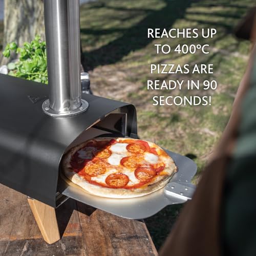 BOSKA Pizza Oven Outdoor Pro Pellet - Portable Pellet Pizza Oven - Pizza in 90s seconds - Wood Pellets - Outdoor Cooking - Includes Bottle Opener and Pizza Stone - Image 5