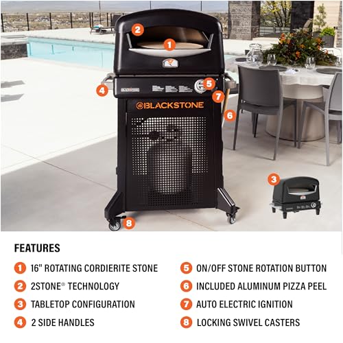 Blackstone 6825 Pizza Oven, Black - Image 6