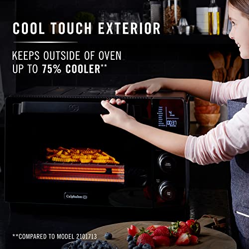 Calphalon Air Fryer Oven, 11-in-1 Toaster Oven Air Fryer Combo, Cool Touch Exterior, 26.4 QT/25 L, Fits 12" Pizza, Stainless Steel - Image 5
