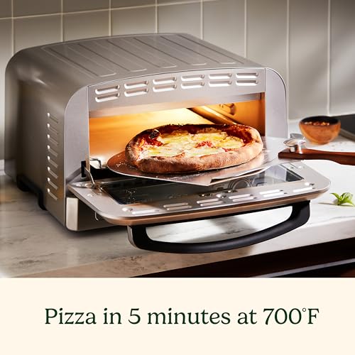Cuisinart Indoor Pizza Oven – Versatile Temp range reaches 700°F – Bake 12” Pizzas in Minutes – Portable Countertop Pizza Oven – Stainless Steel – CPZ-120 - Image 3