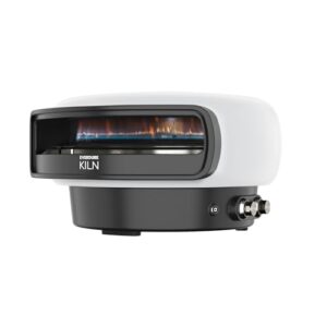 Everdure KILN R Series 2-Burner Gas Pizza Oven – 16” Restaurant Quality Pizza in Under 2 Minutes – Backyard, Portable Pizza Oven for Families & Pizza Enthusiasts, Cooks More Than Pizza, Stone