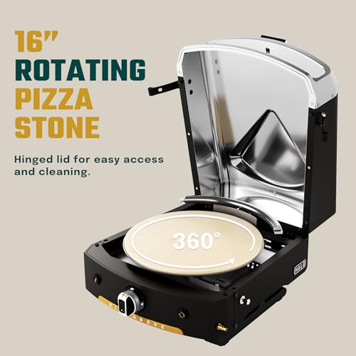 Halo Versa 16 Propane Gas Outdoor Pizza Oven with Rotating Cooking Stone | Portable Appliance for all Outdoor Kitchens - Image 4