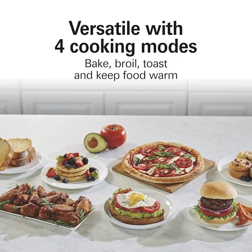 Hamilton Beach 2-in-1 Countertop Toaster Oven and Long Slot 2 Slice Toaster, 60 Minute Timer and Automatic Shut Off, Shade Selector, Stainless Steel (31156) - Image 7