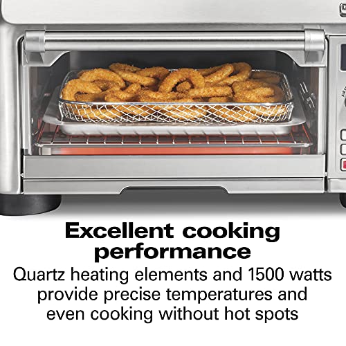 Hamilton Beach Professional Sure-Crisp Digital Air Fryer Toaster Oven Combo with 6-in-1 Functionality, 1500 Watts, 10-inch Pizza / 4 Slice Capacity, Stainless Steel (31241) - Image 6