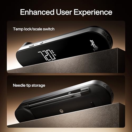 InstaProbe Core 0.5 Sec Instant Read Meat Thermometer Digital with Readable Display in Sunlight for Cooking, Professional Thermometer with IP67 Waterproof for Grill, BBQ, Cooking, Smoker - Image 6