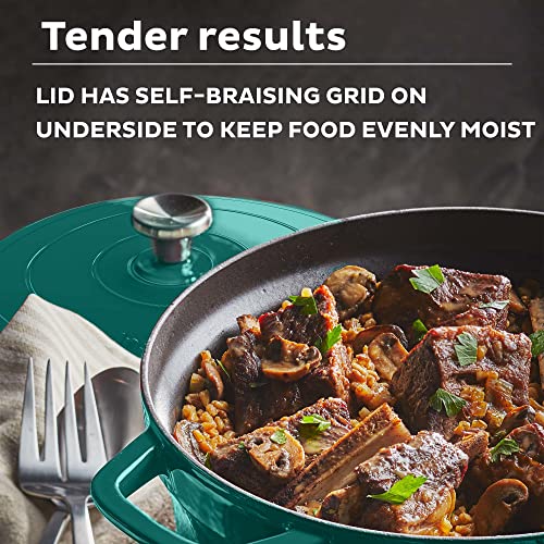 Instant Electric Round Dutch Oven, 6-Quart 1500W, From the Makers of Instant Pot, 5-in-1: Braise, Slow Cook, Sear/Sauté, Cooking Pan, Food Warmer, Enameled Cast Iron, Included Recipe Book, Green - Image 7